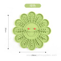 Fish and flower pet silicone bowl slow bowl